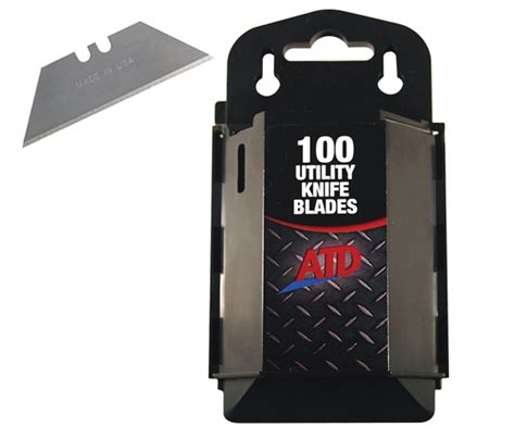 Atd Tools Atd8813 Utility Knife Blades With Dispenser92 Blade