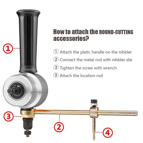 Double Head Sheet Metal Nibbler With Drill Attachment Inspire Uplift