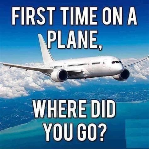 First Time On A Plane