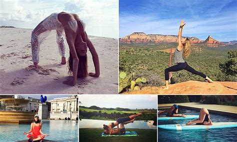 Beyonce Miranda Kerr And Lady Gaga Share Smug Yoga Selfies Daily