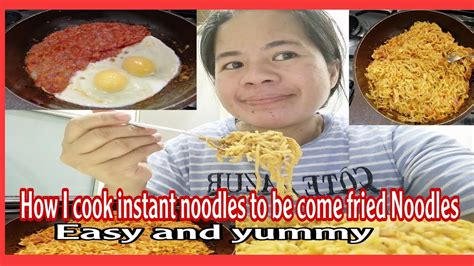 How I cook instant noodles to be come fried Noodles Easy and Yummy