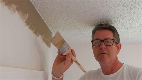 These steps will help take you through both methods so that you can decide which is best for your. Cutting a paint edge at the ceiling near popcorn - YouTube