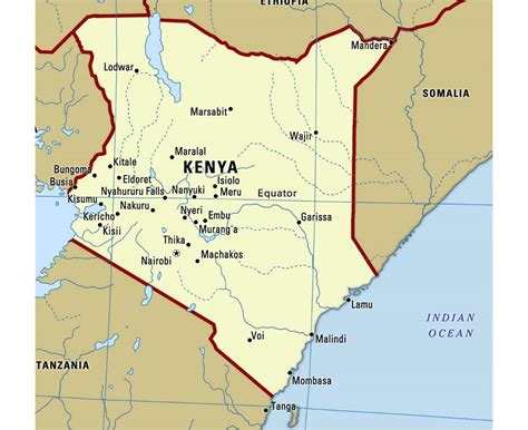 Kenya, in long form the republic of kenya, is a country in east africa.it is bordered by south sudan and ethiopia to the north, somalia to the east, uganda to the west and tanzania to the southwest. Kenya equator map - Equator in Kenya map (Eastern Africa - Africa)