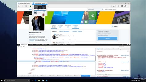 Windows 10 Build 10558 Microsoft Edge Gets Tab Previews Docked F12