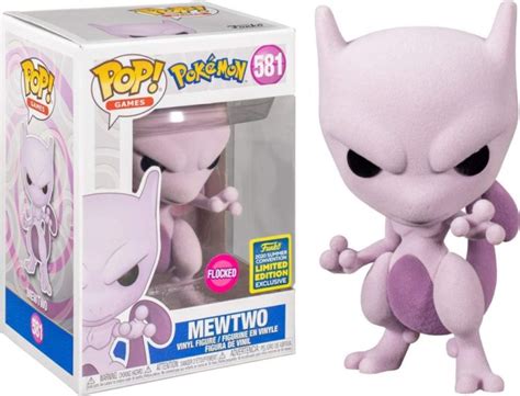 Funko Pop Games Pokémon Mewtwo Flocked Limited Edition Summer Convention 2020 Lj Shop Swiss