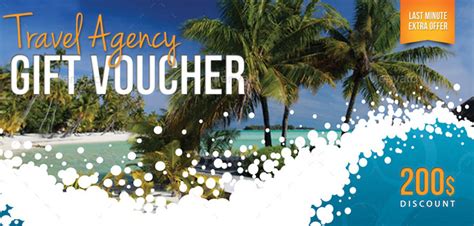 The image of a flight taking off is sure to be appreciated by the recipient. 20 + Lovely Printable Gift Vouchers for your Business