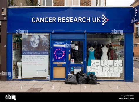 A Cancer Research Charity Shop High Street New Malden London Uk