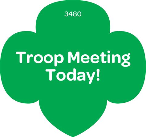 Troop Meeting Reminder Oct 7 Pgma Girl Scouts