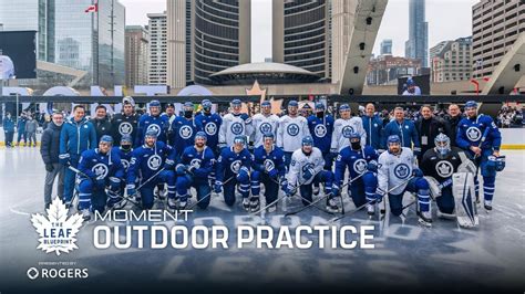 Outdoor Practice The Leaf Blueprint Moment Toronto Maple Leafs