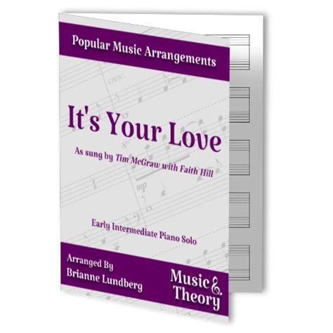 Its Your Love Tim Mcgraw Piano Sheet Music