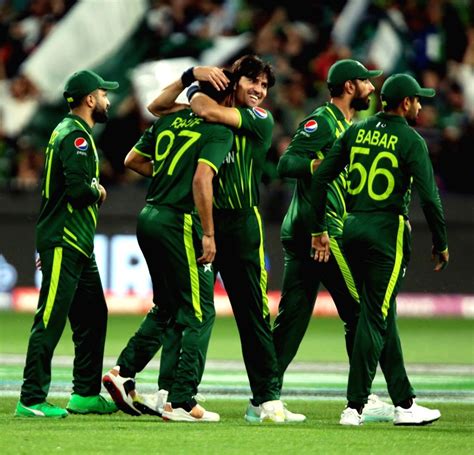 Melbourne Pakistani Players Celebrate After A Dismissal During The
