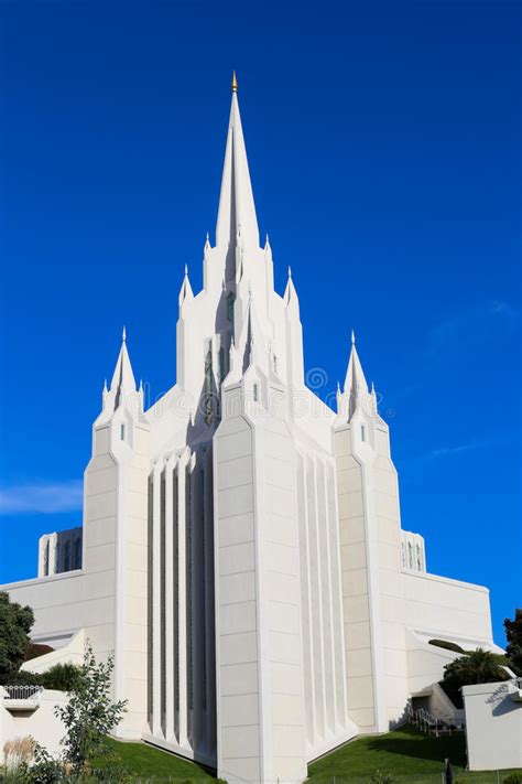 San Diego California Lds Mormon Temple Stock Image Image Of Saints