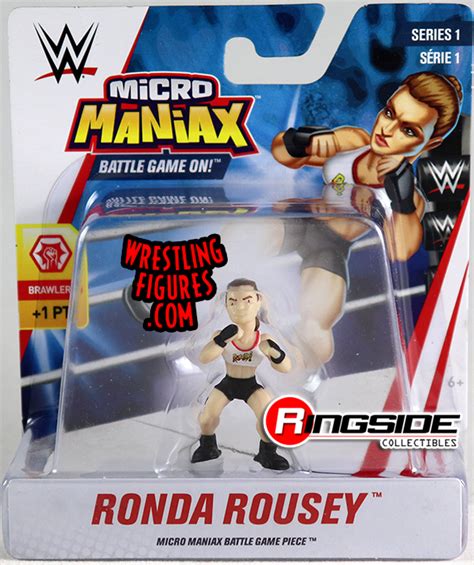 Ronda Rousey Wwe Micro Maniax Series 1 Toy Wrestling Action Figure By