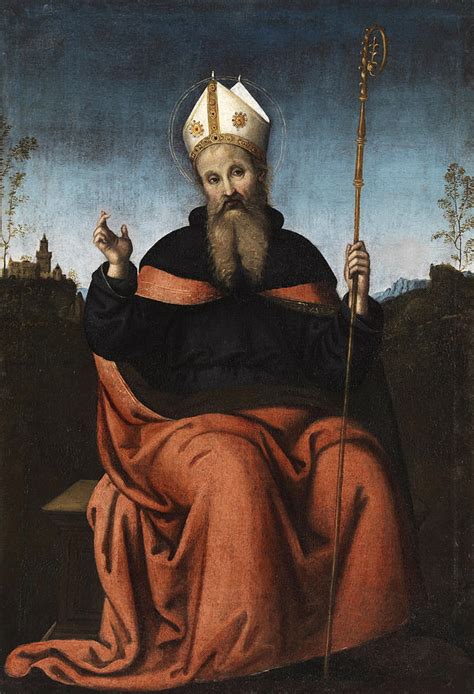 Giovanni Painting Saint Augustine Of Hippo By Berto Di Giovanni