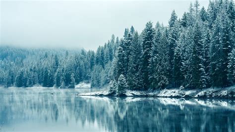 British Columbia Lakes In Winter Best Wallpapers