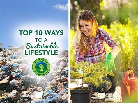 10 Top Ways To A Sustainable Lifestyle Pure Hemp Botanicals