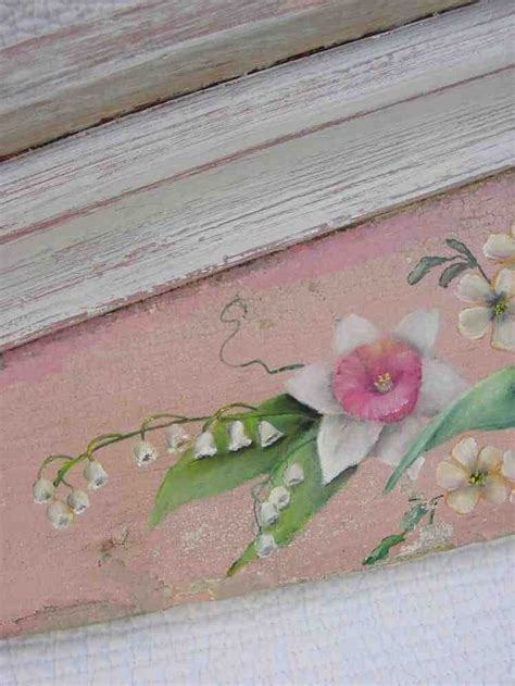 Pin By Lanette Preston On Painted Furniture Floral Painting