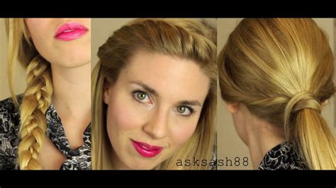 Quick step by step easy hairstyles for long hair (1) collect the tail, leaving the strands in the face free and divide it into two equal parts twist both halves into harnesses reswirl them among themselves 5 Easy, Quick Everyday Hairstyles for Long Hair & Medium ...