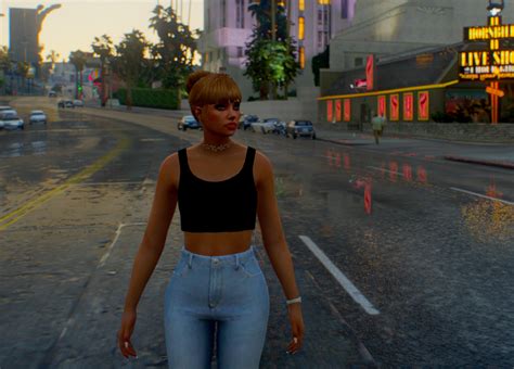 Neat Bun With Bangs Hairstyle For Mp Female Gta5