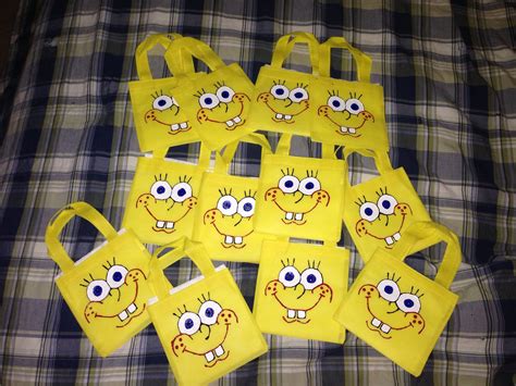 Spongebob Goodie Bags Spongebob Party Spongebob Bday Party