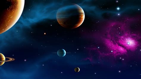 Space And Planets Art 1920x1080 Download Hd Wallpaper Wallpapertip