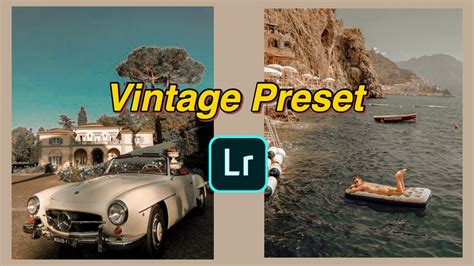 Vintage Preset With Lightroom Tutorial And Free Dng Mobile Youtube