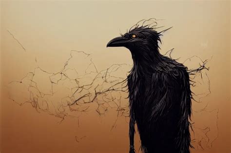 Human Crow Hybrid Midjourney Openart