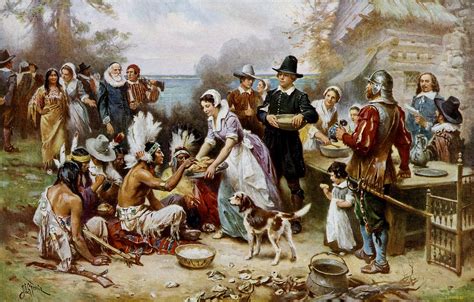 genealogist looks at thanksgiving pilgrims native americans mayflower