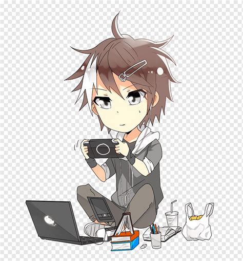 Anime Boy Clipart Gamer Chibi Boy Png Gamers Transparent Png Images