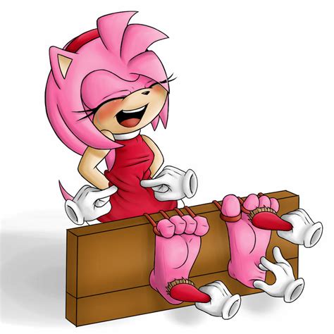 Amy rose feet tickle fruitgems : Amy tickled by wtfeather on DeviantArt