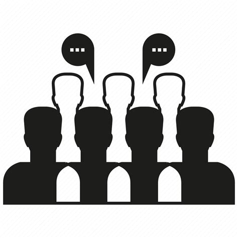 Communicate Community Group Meeting Talk Team Icon Download On