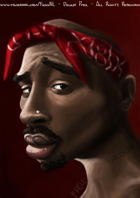 Tupac Caricature By Dennis Pfeil Fuggnl Cartoon Faces