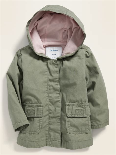 Unisex Hooded Canvas Utility Jacket For Baby Old Navy