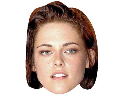 Cardboard Celebrity Masks Of Kristen Stewart Lifesize Cutouts