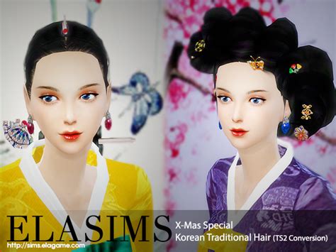 Sims 4 Korean Traditional Hair For Female Maysims