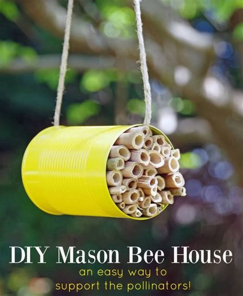 Diy Mason Bee House To Help Save The Pollinators Mason Bee House