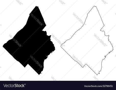 Mississauga City Canada Ontario Province Map Vector Image