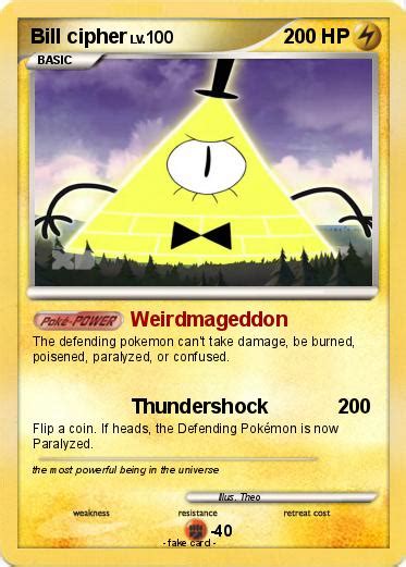 Pokémon Bill Cipher 437 437 Weirdmageddon My Pokemon Card