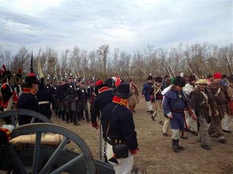 The Old Northwest Notebook Battle Of New Orleans Reenactment