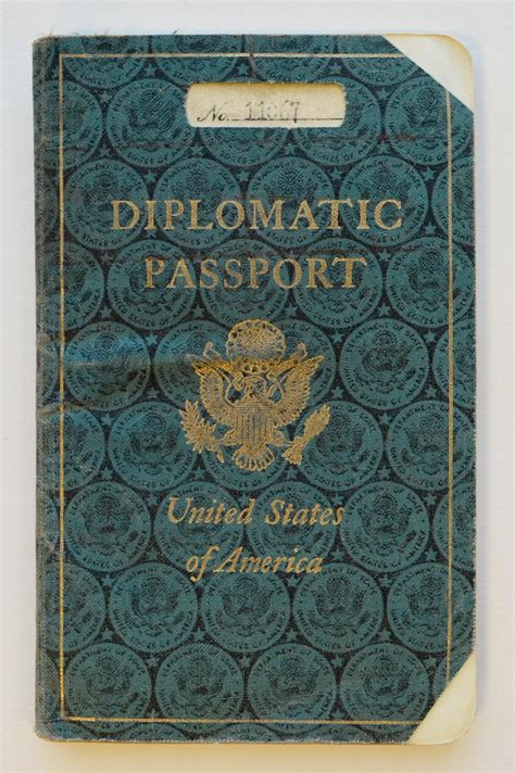 Michael Hoyts Diplomatic Passport The National Museum Of American