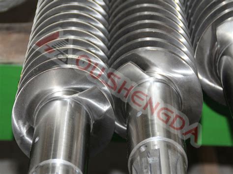 Gas Nitriding Conical Twin Screw Barrel For Pe Pipe High Quality Gas
