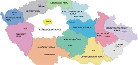 Mapa Okres R Hranice Na Map Kraje Esk Republiky