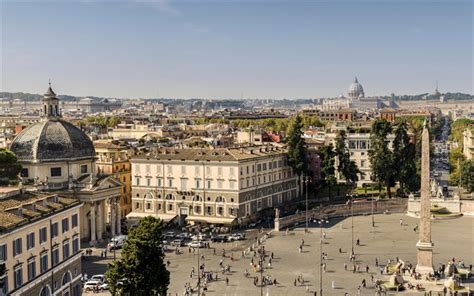 Descargar Fondos De Pantalla La Plaza La Arquitectura Roma Italia