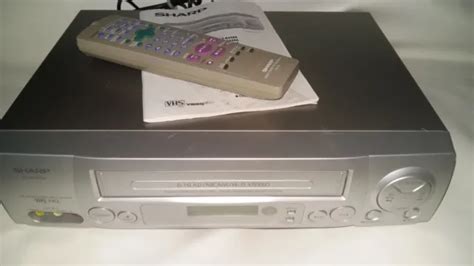 SHARP VC MH704HM VCR 6 Head Nicam VHS Recorder Tested Working With