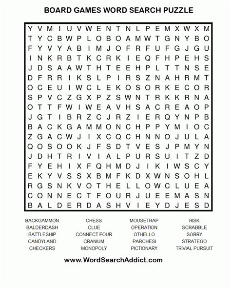 Printable Puzzles And Games For Adults Printable Crossword Puzzles