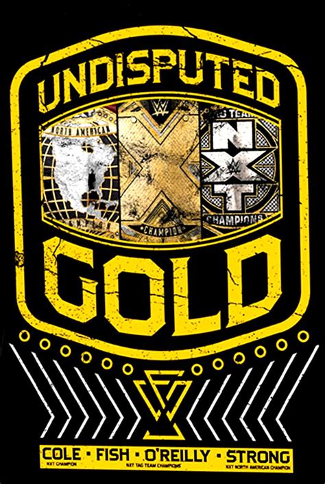 Undisputed Era 2019 The Undisputed Gold Logo Wwe By Kanyeruff58 On