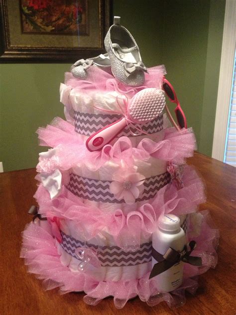 tutu diaper cake don t need to make one but if i ever have to make another one it will be