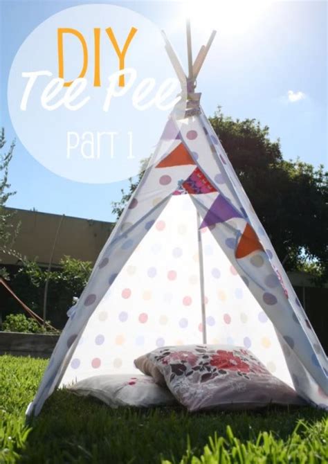 9 Easy Diy Outdoor Tents And Teepees Shelterness
