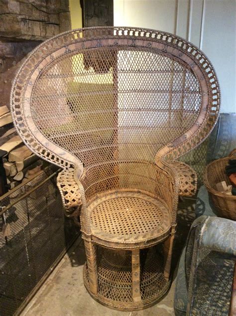 20thc Caned Peacock Chair Antiques Atlas