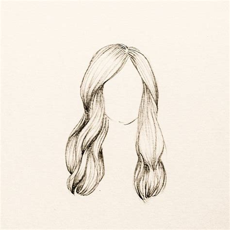 Cabelo desenho Esboço de cabelo Desenho de cabelo
